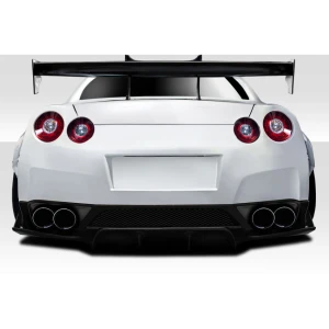 2009-2016 Nissan GT-R R35 LBW Rear Diffuser / Splitters - 3 Piece - image 1