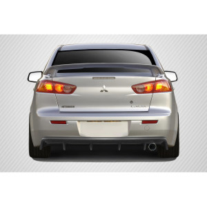 2008-2017 Mitsubishi Lancer 4DR Carbon Creations M Power Rear Diffuser - 1 Piece - image 1