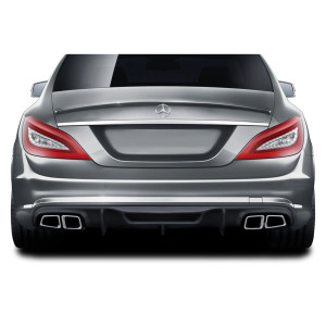 2012-2018 Mercedes W218 CLS63 AF-1 Rear Diffuser ( GFK ) - 1 Piece - image 1