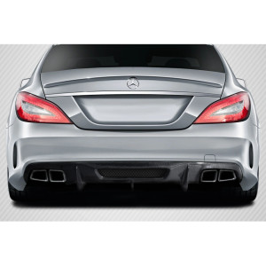 2012-2018 Mercedes W218 CLS63 Carbon AF-1 Rear Diffuser ( CFP ) - 1 Piece - image 1