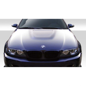 2004-2006 BMW 3 Series E46 2DR M3 Look Hood- 1 Piece - image 1