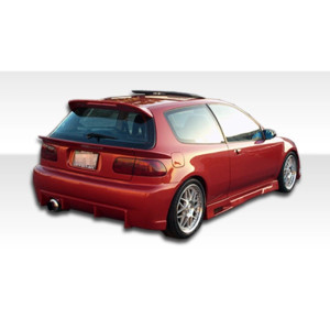 1992-1995 Honda Civic HB Duraflex Mid Wing Trunk Lid Spoiler - 3 Piece - image 1
