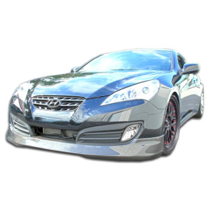 2010-2012 Hyundai Genesis Coupe 2DR Carbon Creations MS-R Front Lip Under Spoiler Air Dam - 1 Piece - image 1 2010-2012 Hyundai Genesis Coupe 2DR Carbon Creations MS-R Front Lip Under Spoiler Air Dam - 1 Piece - image 1