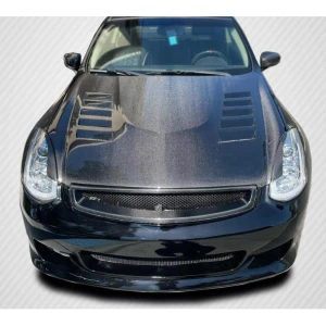 2003-2007 Infiniti G Coupe O Design Carbon Fiber Hood - image 1