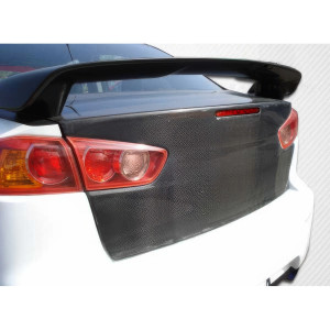 2008-2017 Mitsubishi Lancer / Lancer Evolution 10 Carbon Creations OEM Look Trunk - 1 Piece - image 1 2008-2017 Mitsubishi Lancer / Lancer Evolution 10 Carbon Creations OEM Look Trunk - 1 Piece - image 1