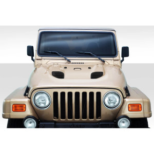 1997-2006 Jeep Wrangler Power Dome Hood - 1 Piece - image 1