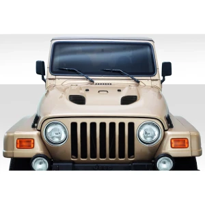 1997-2006 Jeep Wrangler Power Dome Hood - 1 Piece - image 1