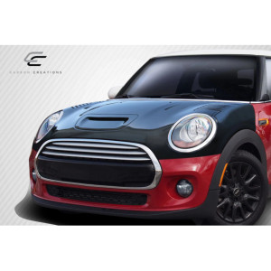 2014-2024 Mini Cooper S F55 F56 F57 Carbon Creations DriTech Racer Hood - 1 Piece - image 1