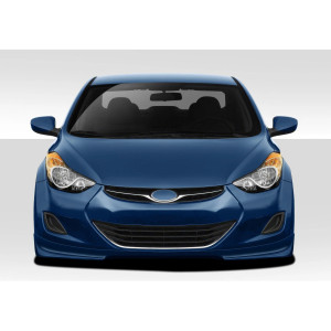 2011-2013 Hyundai Elantra Duraflex Racer Front Lip Under Spoiler Air Dam - 1 Piece - image 1