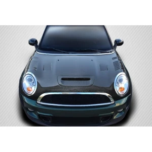 2007-2015 MINI Cooper Racer Carbon Fiber Hood - image 1