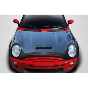 2002-2006 Mini Cooper / Cooper S R50 R53 2005-2008 Cooper convertible R52 DriTech Racer Hood - 1 Piece - image 1