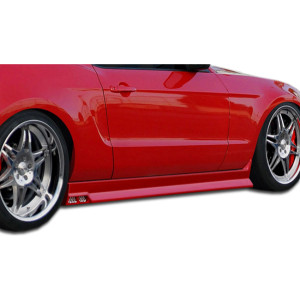 2005-2014 Ford Mustang Racer 3 Side Skirts Rocker Panels - 2 Piece - image 1