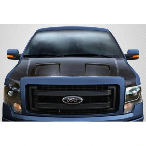 2009-2014 Ford F150 Ram Air Carbon Fiber Hood - image 1