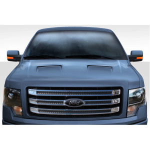 2009-2014 Ford F-150 Ram Air Hood - 1 Piece - image 1