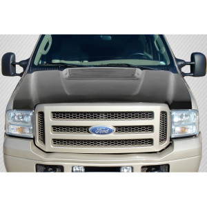 1999-2007 Ford Super Duty / 2000-2005 Ford Excursion Carbon Creations Raptor Look Hood - 1 Piece - image 1