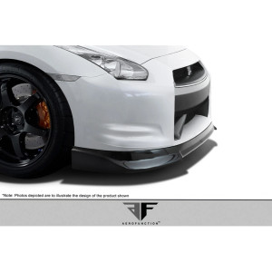 2009-2011 Nissan GT-R R35 Carbon AF-2 Front Add-On Spoiler ( CFP ) - 1 Piece (S) - image 1