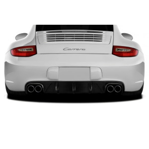 2009-2011 Porsche 911 Carrera 997 C2 C2S C4 C4S Targa 4 Targa 4S Cabriolet Carbon AF-2 Rear Diffuser ( CFP ) - 1 Piece - image 1