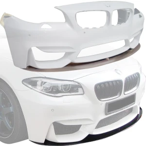 FRP Type-M4 Style Front Valance Add-on > BMW 5-Series (F10) 2011-2016 > 4dr - image 1