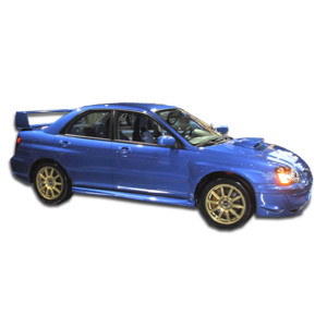 2002-2007 Subaru Impreza WRX STI 4DR Duraflex STI Look Side Skirts Rocker Panels - 2 Piece - image 1