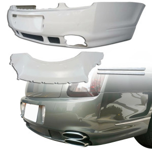 ModeloDrive FRP MANS Rear Bumper > Bentley Continental Flying Spur 2006-2012 > Sedan - image 1