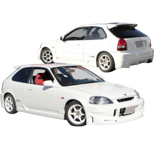 ModeloDrive FRP BCLU Body Kit 4pc > Honda Civic (EK9) 1996-1998 > 3-Door Hatch - image 1