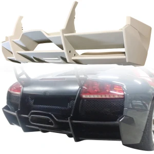FRP LP670-SV Rear Bumper > Lamborghini Murcielago 2004-2011 - image 1