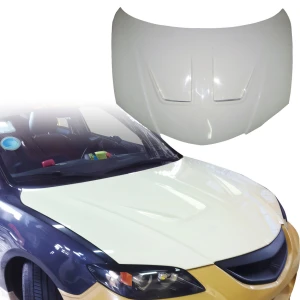 FRP MUGE Hood > Mazda Mazda3 2004-2009 - image 1
