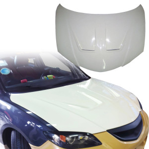 FRP MUGE Hood > Mazda Mazda3 2004-2009 - image 1
