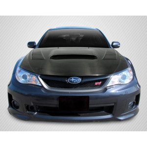 2008-2011 Subaru Impreza 2008-2014 WRX STI Carbon Creations DriTech TS-1 Hood - 1 Piece - image 1