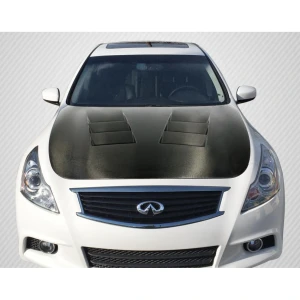 2007-2013 Infiniti G Sedan TS-1 Carbon Fiber Hood - image 1