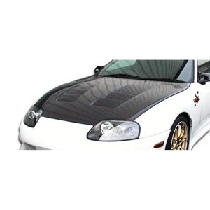 1993-1998 Toyota Supra TS-1 Carbon Fiber Hood - image 1