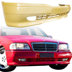 ModeloDrive FRP AMGe Front Bumper > Mercedes-Benz C-Class (W202) 1994-2000 > 4-Door Sedan - image 1