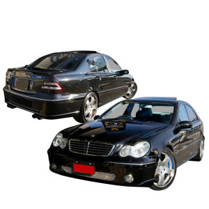 ModeloDrive FRP CARL C-R Body Kit 4pc > Mercedes-Benz C-Class (W203) 2001-2007 > 4-Door Sedan - image 1