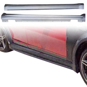 FRP PDES BSER Wide Body Side Skirts > Mercedes-Benz C-Class (W204) 2008-2014 > 4-Door Sedan - image 1