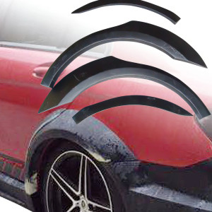 ModeloDrive FRP PDES BSER Wide Body Fenders (rear) > Mercedes-Benz C-Class (W204) 2008-2014 > 4-Door Sedan - image 1