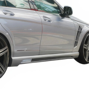 ModeloDrive FRP WAL BISO Side Skirts > Mercedes-Benz C-Class (W204) 2008-2014 > 4-Door Sedan - image 1