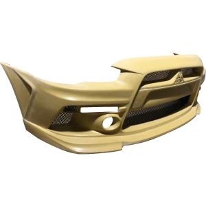 FRP HL Wide Body Front Bumper > Mitsubishi Lancer 2010-2015 - image 1
