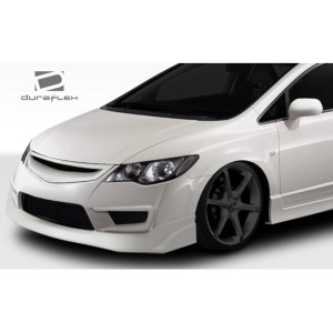 2006-2011 Honda Civic 4DR JDM Type JS Type R Conversion Front Lip Under Spoiler Air Dam - 1 Piece - image 1
