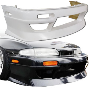 ModeloDrive FRP DMA t3 Front Bumper > Nissan 240SX (S14) 1995-1996 - image 1