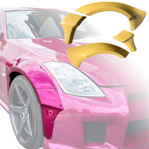 FRP SDAS Wide Body 45mm Fender Flares (front) 4pc > Nissan 350Z (Z33) 2003-2008 - image 1