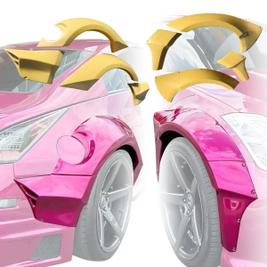FRP SDAS Wide Body Fender Flares Set 8pc > Nissan 350Z (Z33) 2003-2008 - image 1