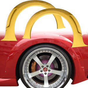 ModeloDrive FRP WAL BISO Wide Body Fender Flares (rear) > Nissan GT-R GTR (R35) 2009-2015 - image 1