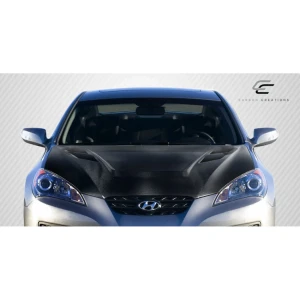 2010-2012 Hyundai Genesis Coupe 2DR Vader Hood - 1 Piece - image 1