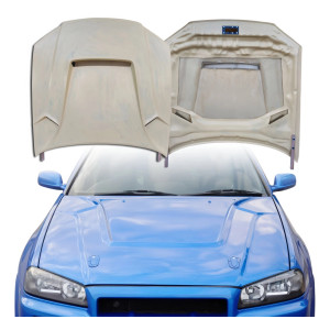 ModeloDrive FRP TSEC Hood > Nissan Skyline (R34) GTR 1999-2002 - image 1