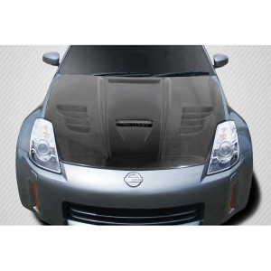 2003-2006 Nissan 350Z Z33 Carbon Creations Vader Hood - 1 Piece - image 1