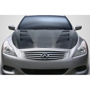 2008-2015 Infiniti G Coupe AM-S Carbon Fiber Hood - image 1