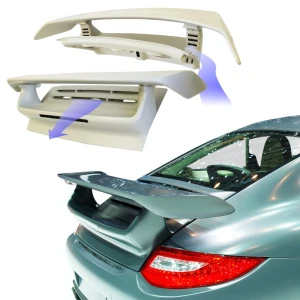 FRP MASO Engine Lid Spoiler Wing > Porsche 911 (997) 2005-2011 - image 1