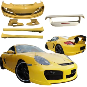 FRP TART Body Kit w Wing 4pc > Porsche Cayman (987) 2006-2008 - image 1