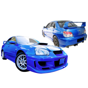 ModeloDrive FRP ING Body Kit 4pc > Subaru Impreza WRX 2004-2005 > 4dr Sedan - image 1