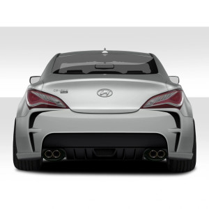 2010-2016 Hyundai Genesis Coupe 2DR VG-R Rear Bumper - 1 Piece - image 1
